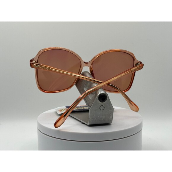 Vintage Oversize Sunglasses NOS Monochrome Amber Orange Lens/Frame 1970s-1980s - Picture 8 of 10